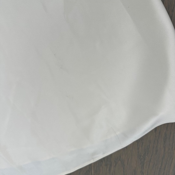 Reformation ROY Satin Wedding Dress Halter Gown - Fior Di Latte - with tags - 12 - Picture 7 of 13